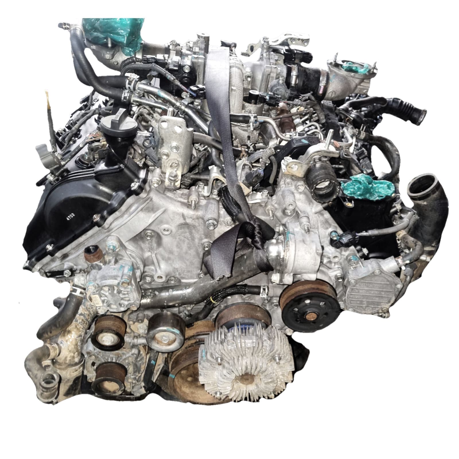 Toyota Landcruiser 4.5 1VD Single Turbo Engine